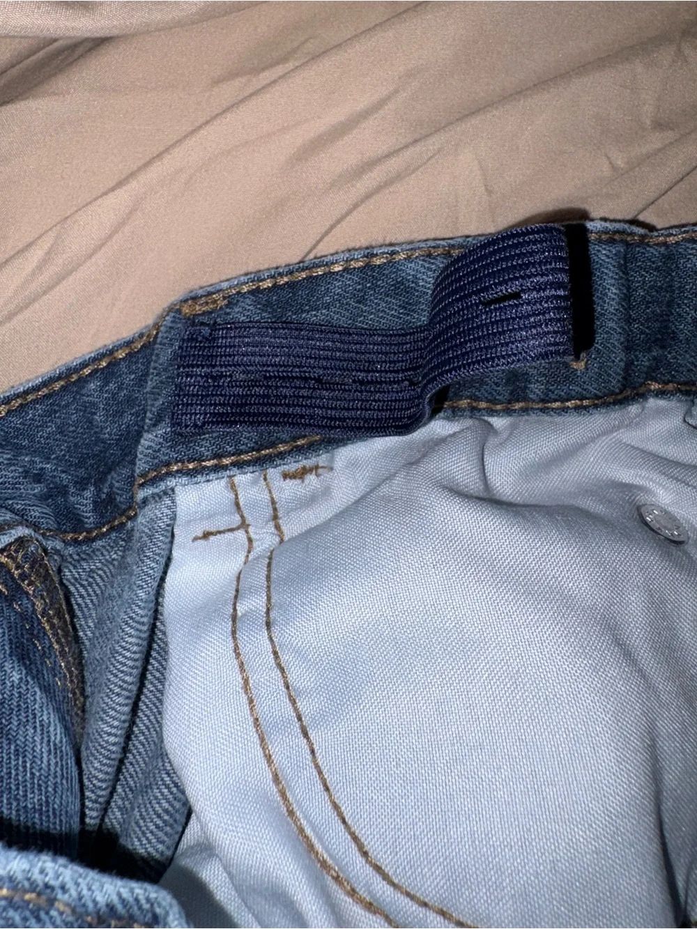 The Children’s Place Boys Straight Leg Adjustable Waist Jean Size 14 Medium Wash